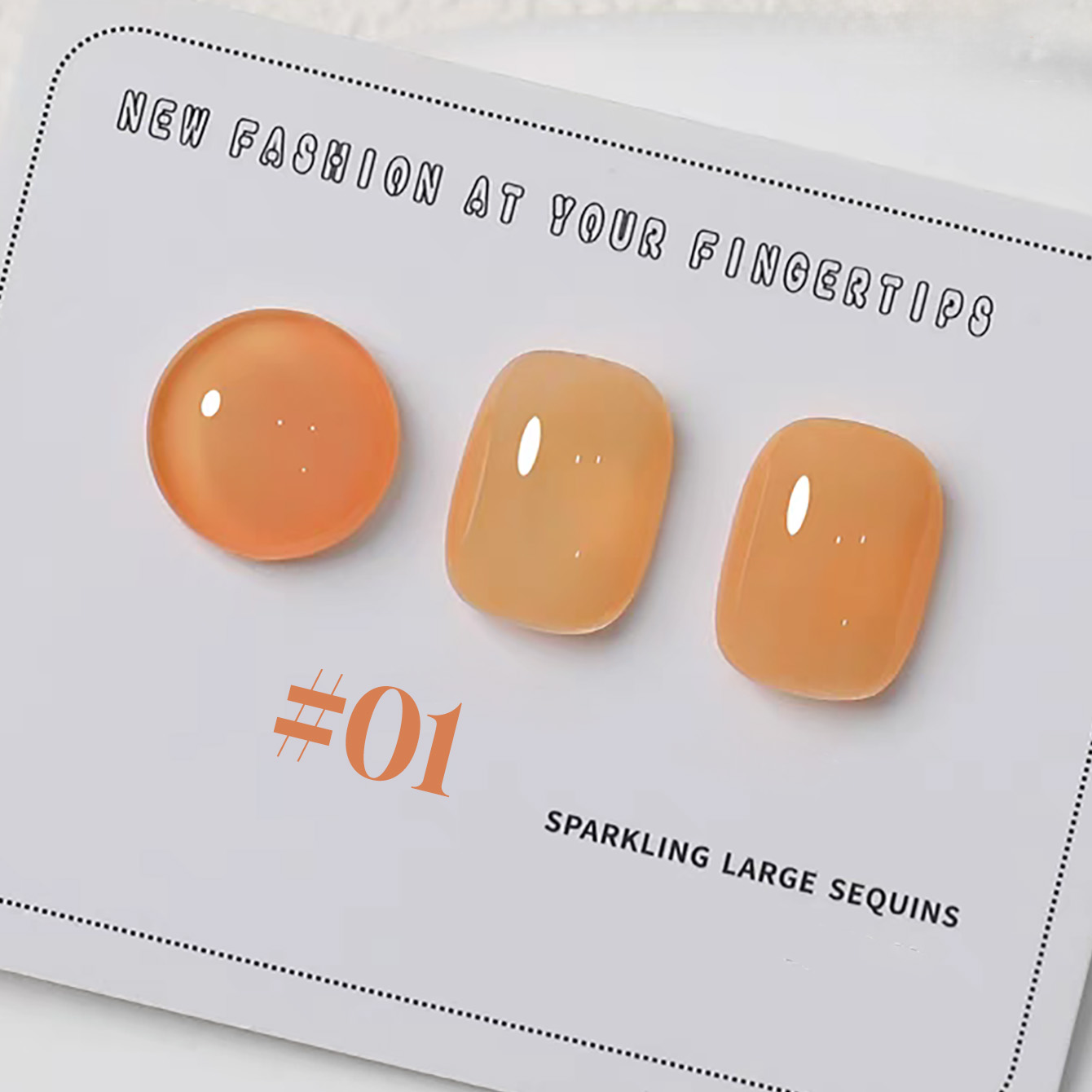 Nail Art Orange - 1-6 stuks PSK Nieuwe Macaron Candy