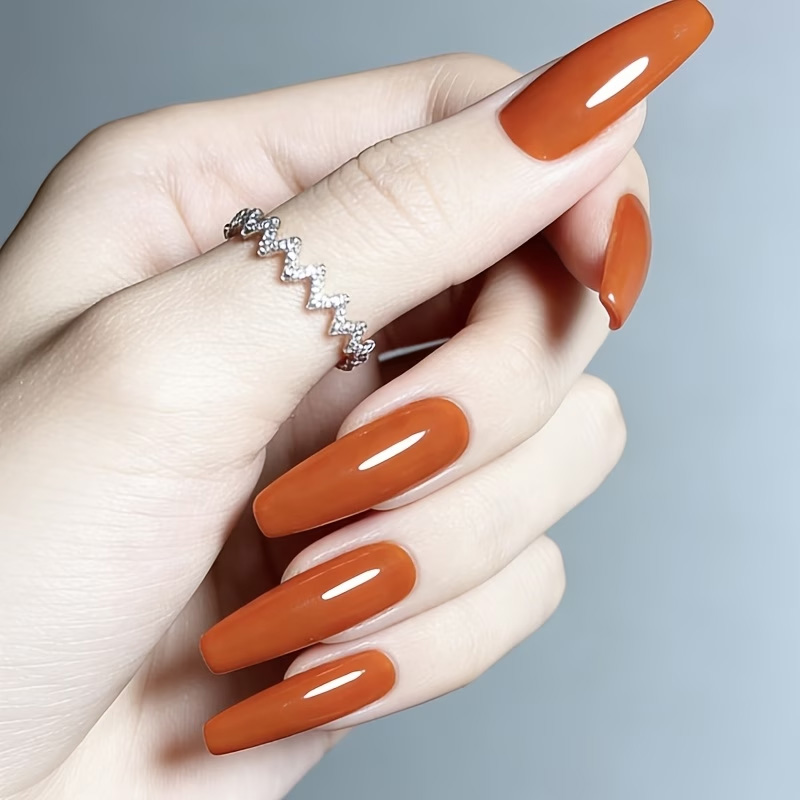 Caramel Orange nagelversterken - Nail Art Orange recensie en prijs