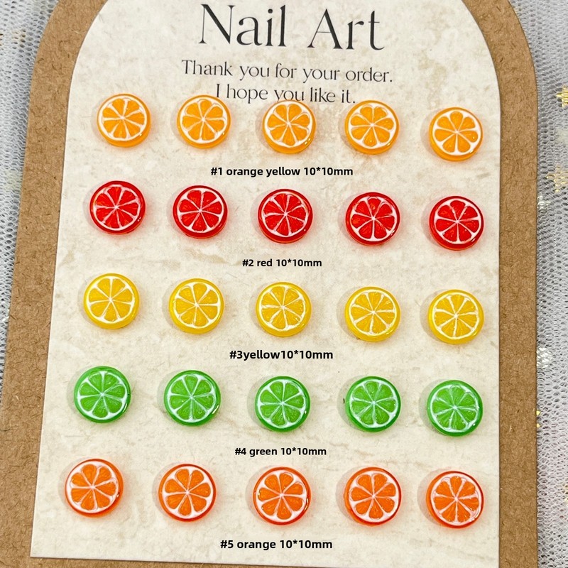 20 stuks 3D Mini Gesimuleerde  - Nail Art Orange recensie en prijs