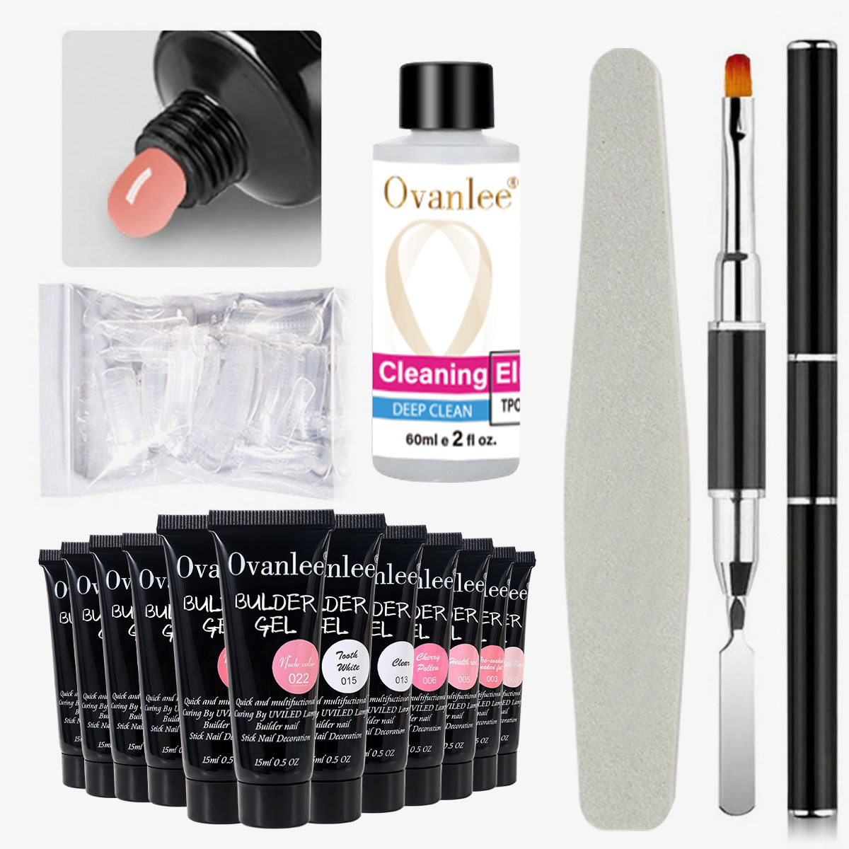 Ovanlee 18-delige nagelverster - Nail Art Ombre recensie en prijs