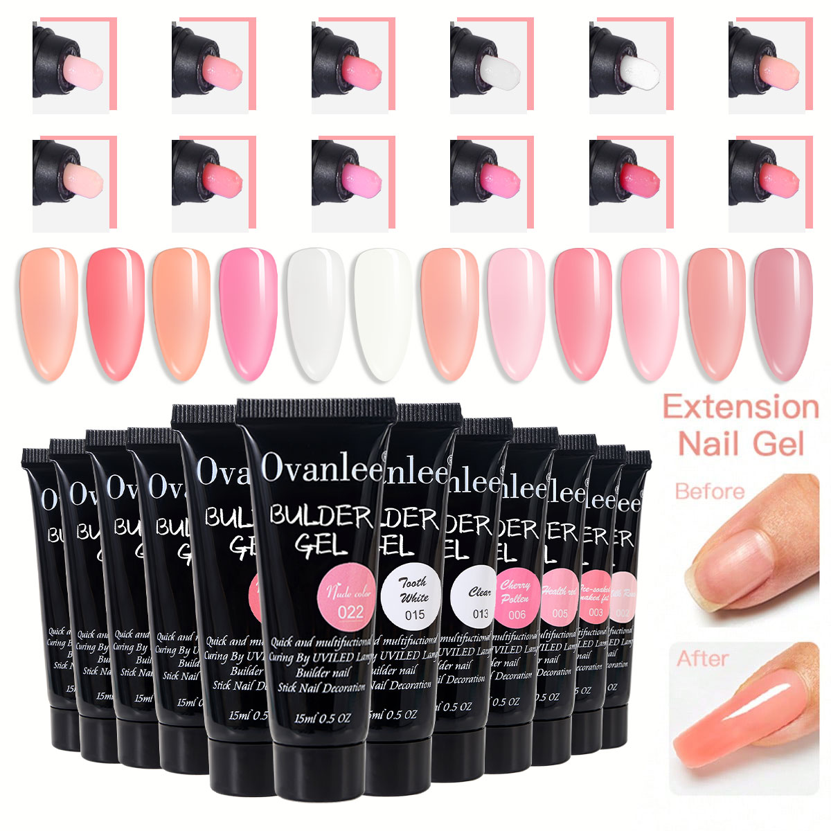 Ovanlee 18-delige nagelverster - Nail Art Ombre recensie en prijs