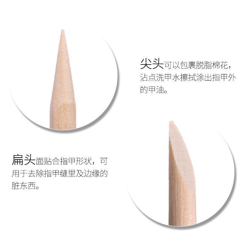 100 Stuks Cuticle Pusher Remov - Nail Art Orange recensie en prijs